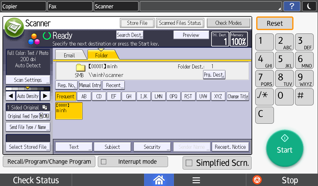 giao diện scan folder - thienphuc.vn