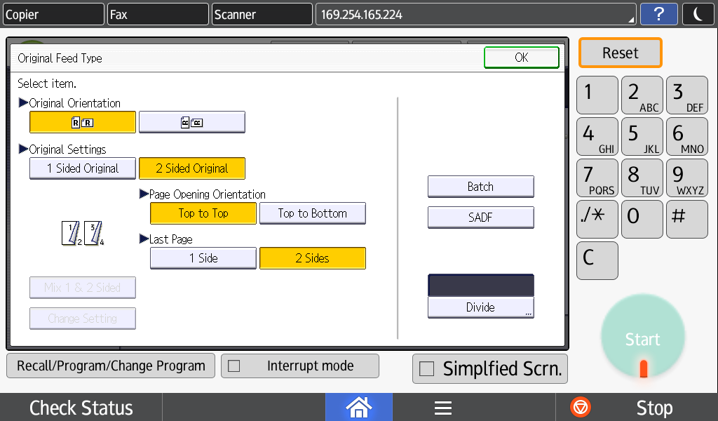 hướng dẫn scan 2 mặt ricoh