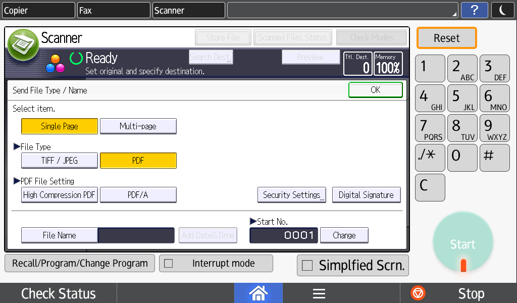 scan file pdf hoặc hình ảnh jpeg
