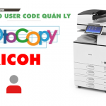 TẠO USER CODE QUẢN LÝ IN PHOTOCOPY RICOH