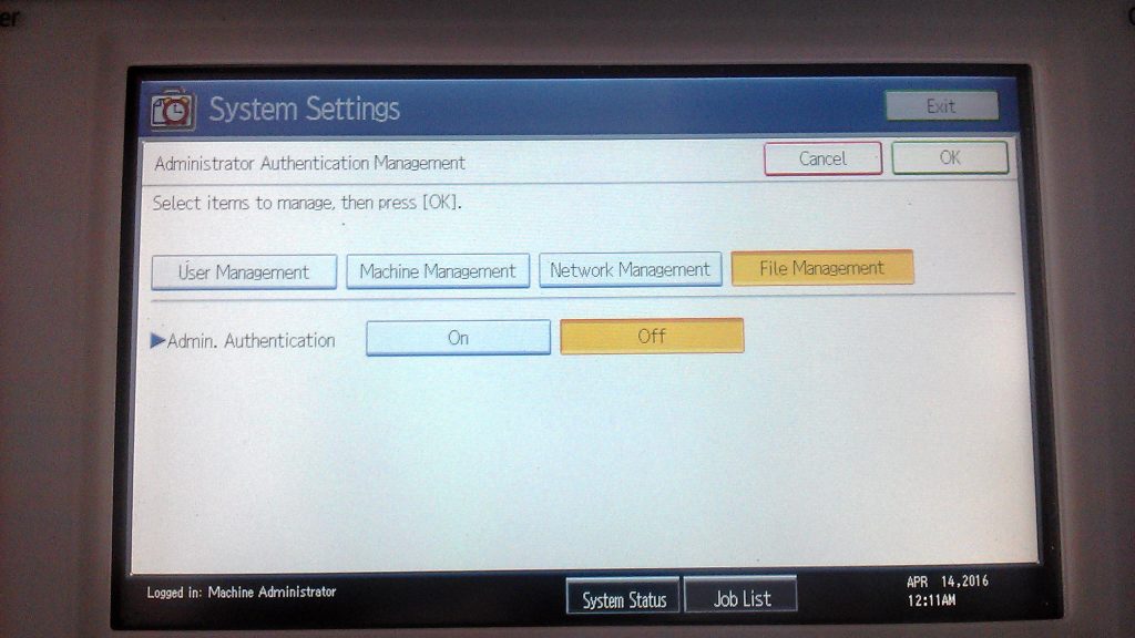 user code photocopy ricoh 4