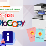 Hướng dẫn photocopy sổ hộ khẩu không cần tháo gim