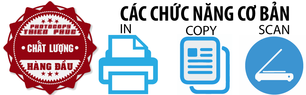 chức năng cơ bản của máy photocopy