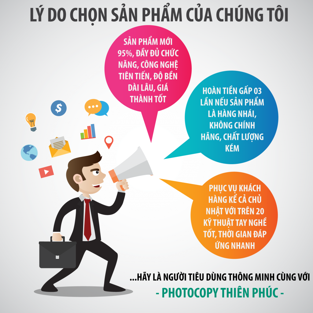 lý do chọn sản phẩm máy photocopy của thiên phúc