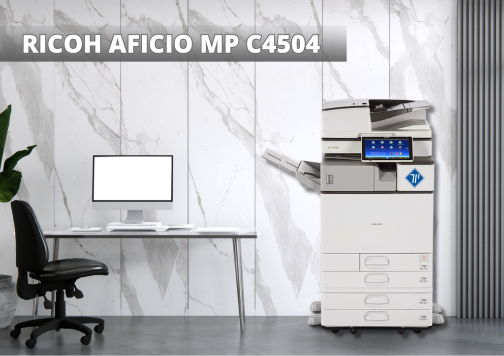 Ricoh Aficio MP C4504 thiết kế tối giản