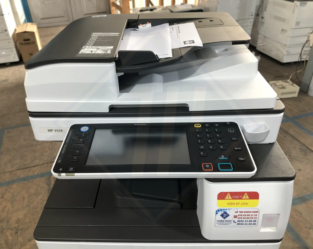 Man hinh may Ricoh 3554 - Thien Phuc Copier