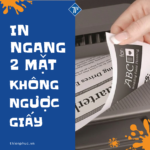 hướng dẫn cách in ngang 2 mặt không bị ngược giấy