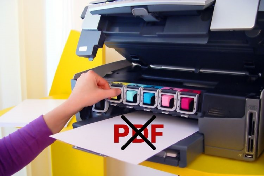 lỗi không in được file pdf