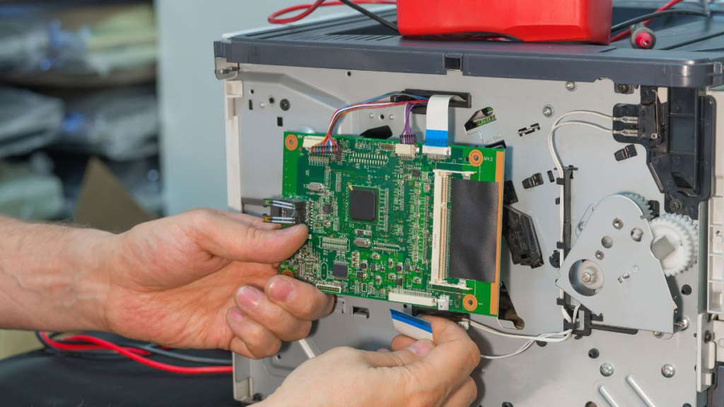 máy in bị mờ vì card formatter