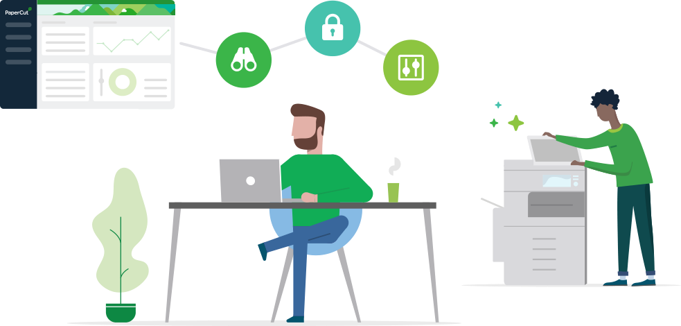 phần mềm papercut giúp giám sát hoạt động in ấn