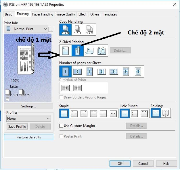cách photo 2 mặt trên máy photo
