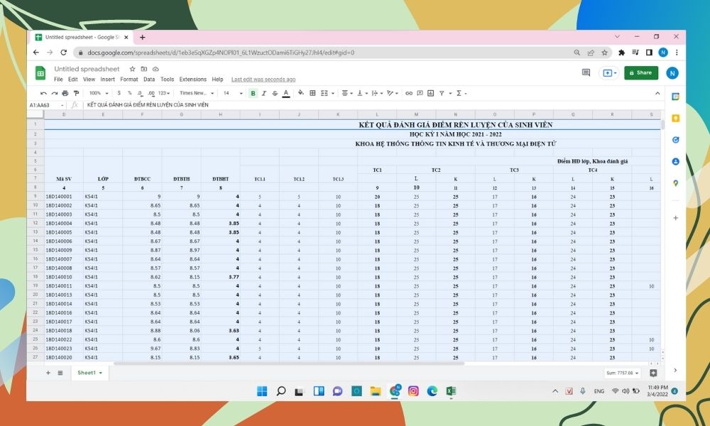 cách in excel vừa trang giấy a4 ngang