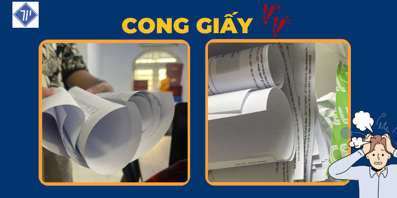Cong giấy gây cản trở hiệu suất công việc