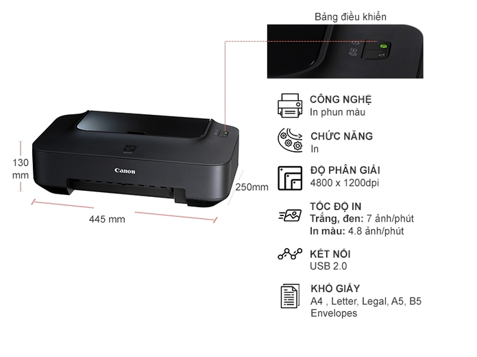 máy in màu Canon PIXMA IP2770