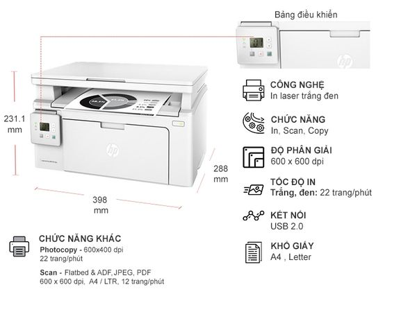máy in màu HP Laserjet Pro MFP M130A2