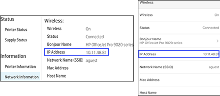 Kiểm tra địa chỉ IP máy in HP bằng HP Smart App