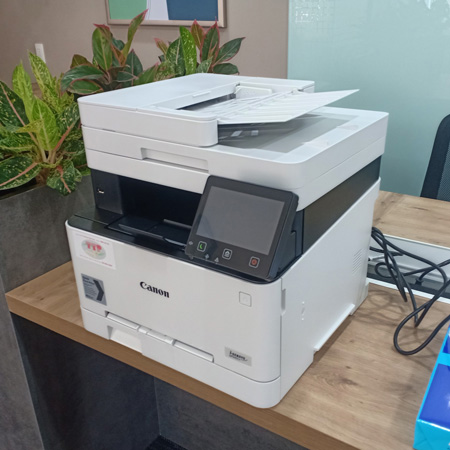 Kiểm tra địa chỉ IP máy in Canon mẫu cảm ứng