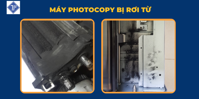 Nguyên nhân máy photocopy bị rơi từ