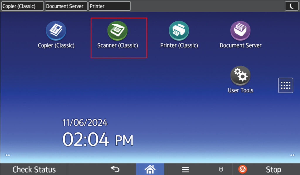 scan nhiều trang vào 1 file