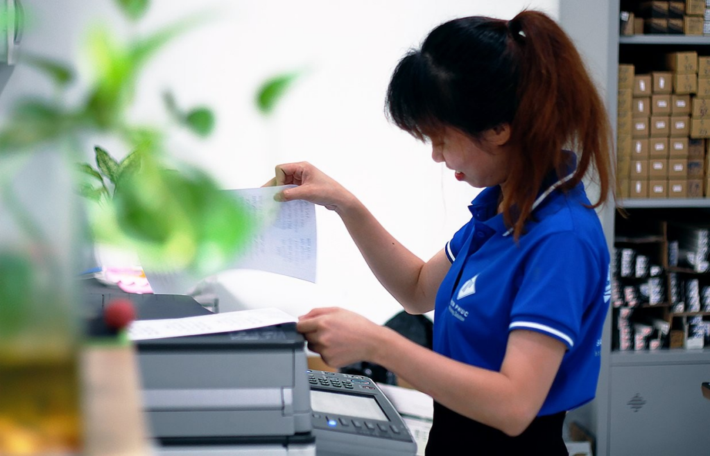 hướng dẫn sử dụng máy in phun