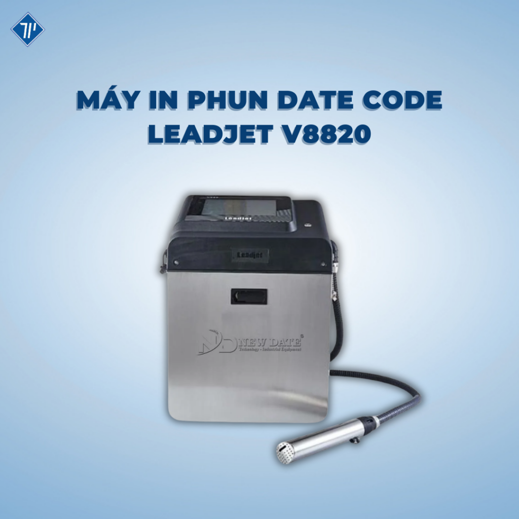 Máy in phun date code Leadjet V8820