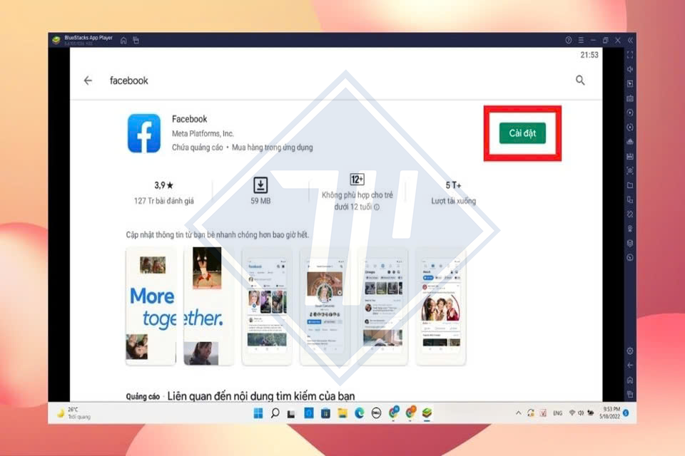 Tải Facebook về máy tính bằng trình giả lập Android 3