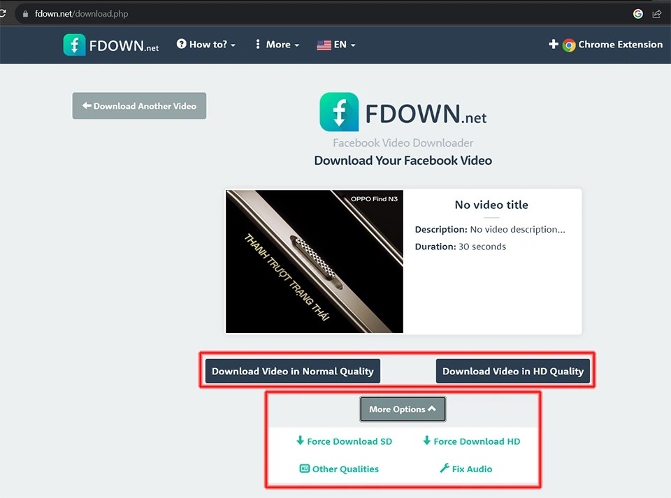 cách tải video từ facebook về máy tính​