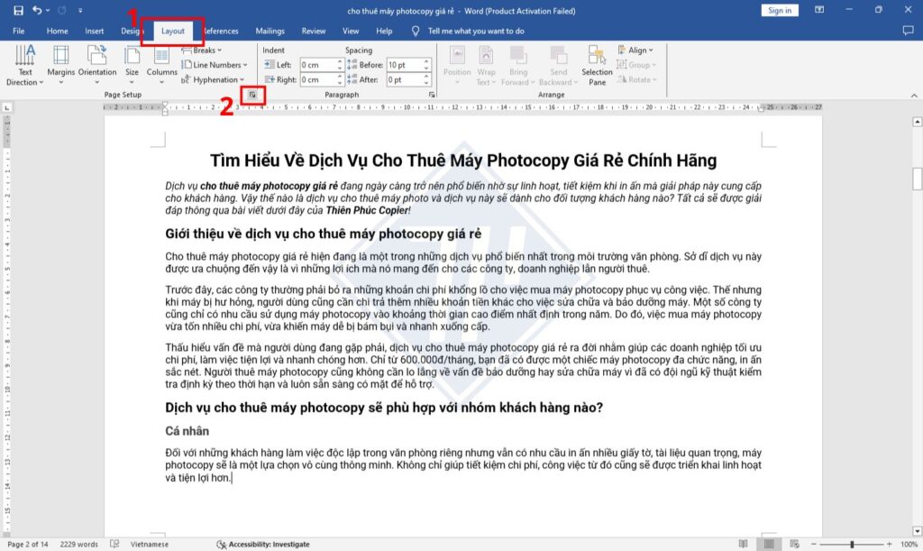 hướng dẫn xoay ngang 1 trang trong word