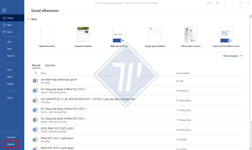 Khắc phục lỗi máy in tự in thêm 1 trang báo cáo thông tin 2