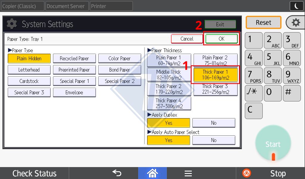 lỗi sai khổ giấy máy photocopy