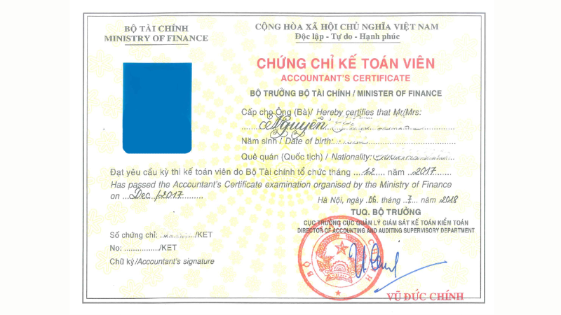 chứng chỉ CPA