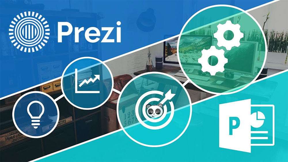 slide mở đầu bài thuyết trình ấn tượng​ Prezi