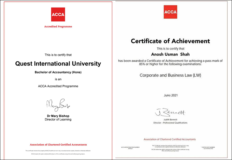 Chứng chỉ ACCA có thời hạn bao lâu?