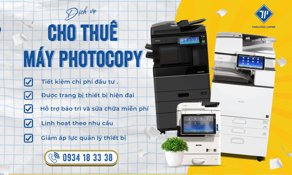 cho thuê máy photocopy in tài liệu thi chứng chỉ acca