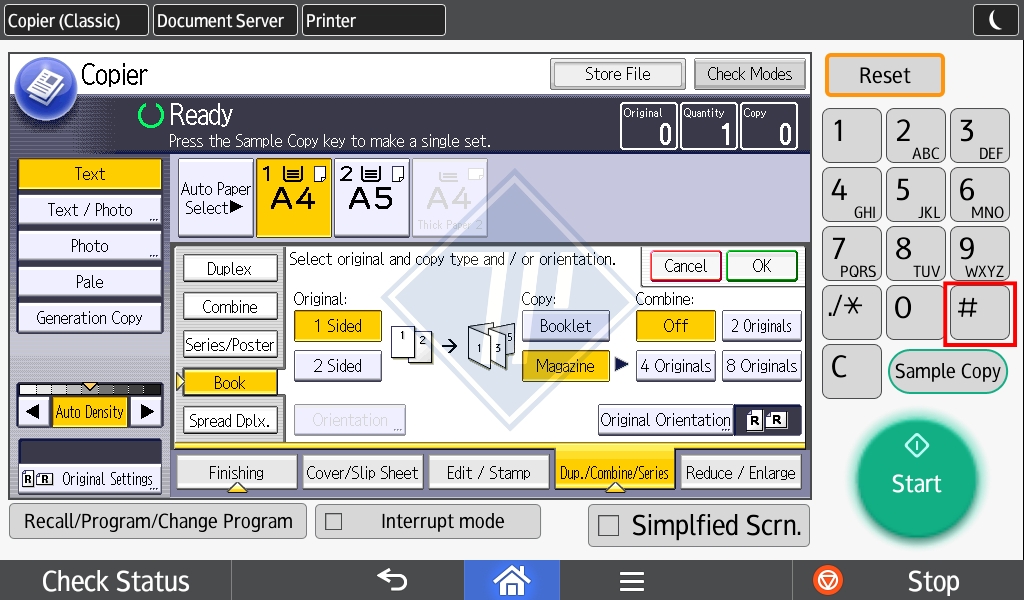 hướng dẫn photo sách trên máy photo