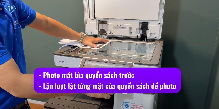 hướng dẫn cách photo sách