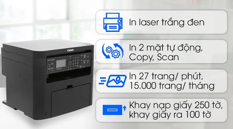 Máy in scan 2 mặt Canon MF241D