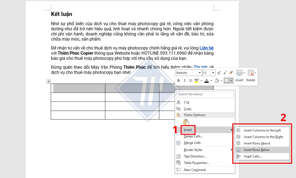 3 cách tạo khung bảng trong word
