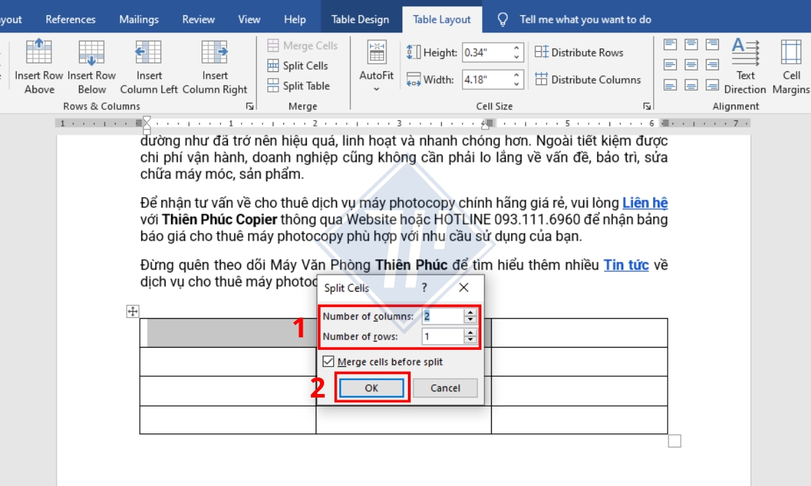 cách tạo bảng trong word dành cho người mới