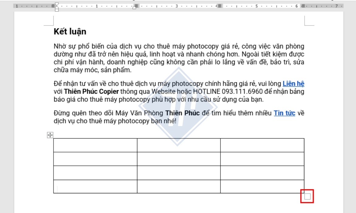 Cách tạo bảng trong Word bằng cách vẽ thủ công