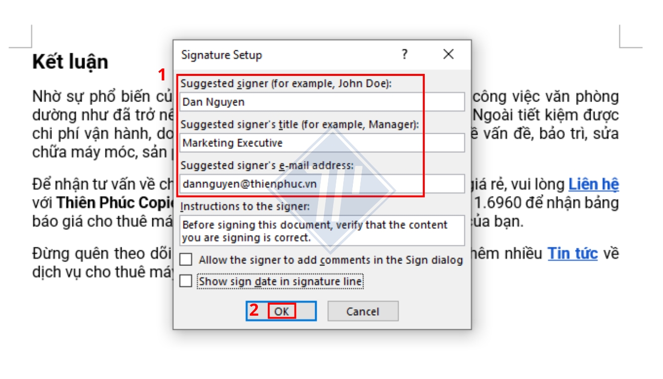 cách chèn chữ ký vào file word​