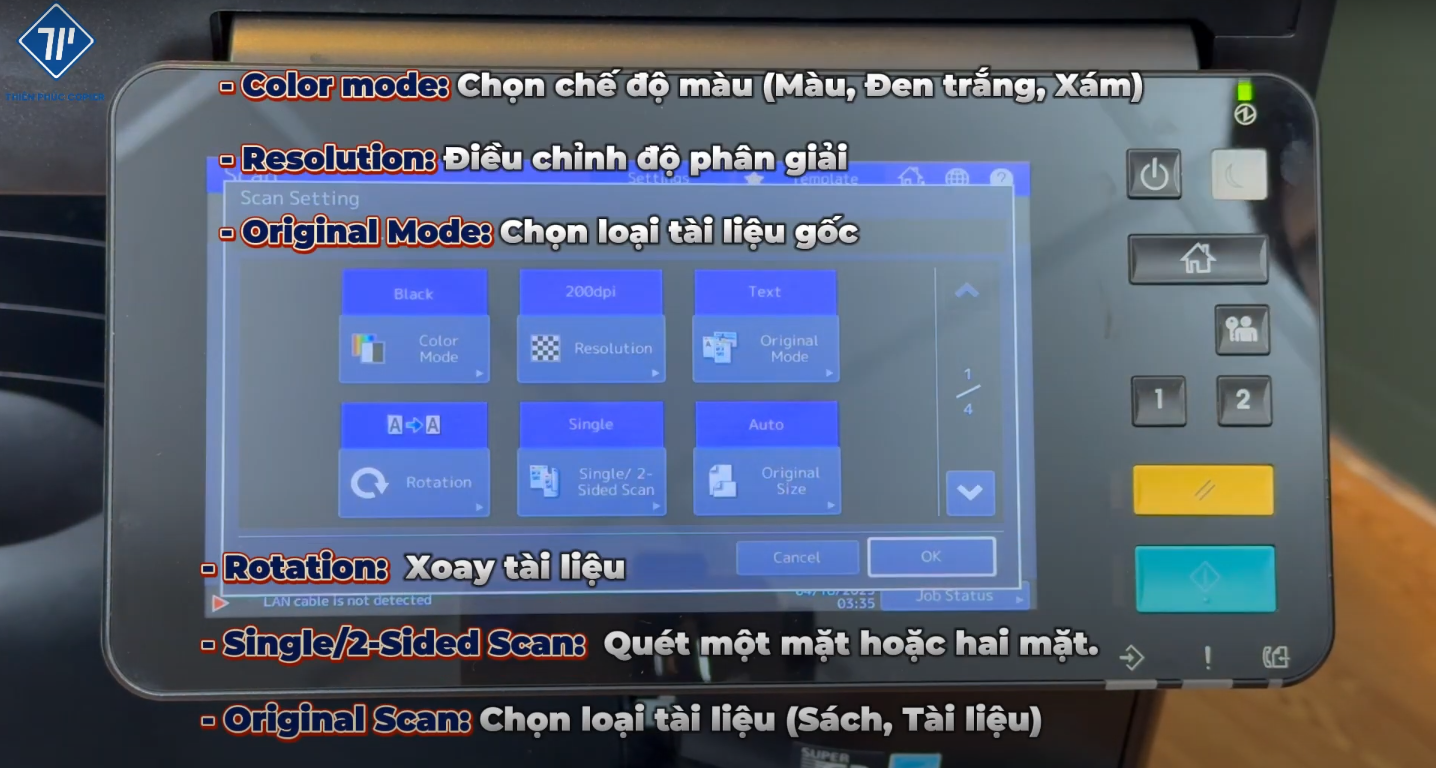 hướng dẫn sử dụng máy photocopy toshiba 15