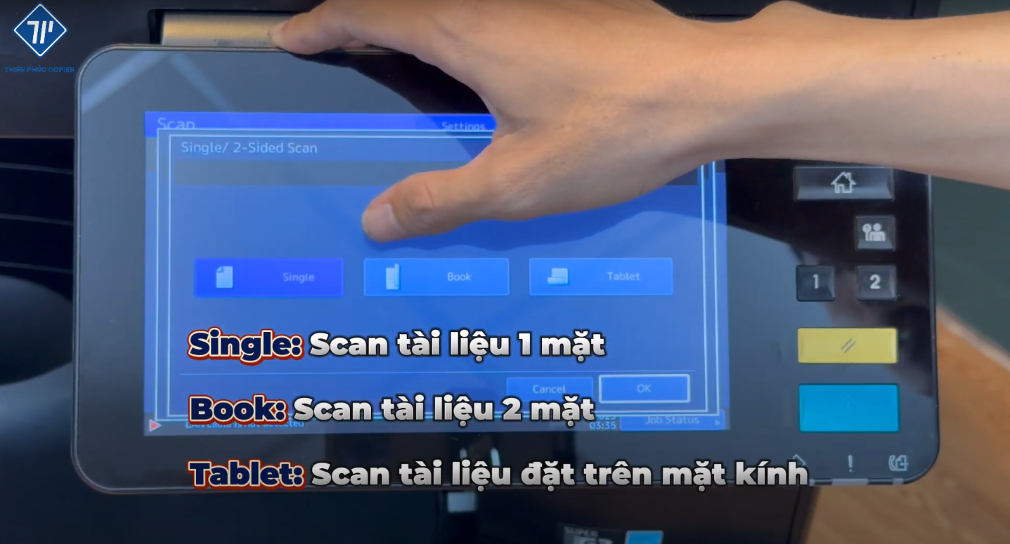 hướng dẫn sử dụng máy photocopy toshiba 19