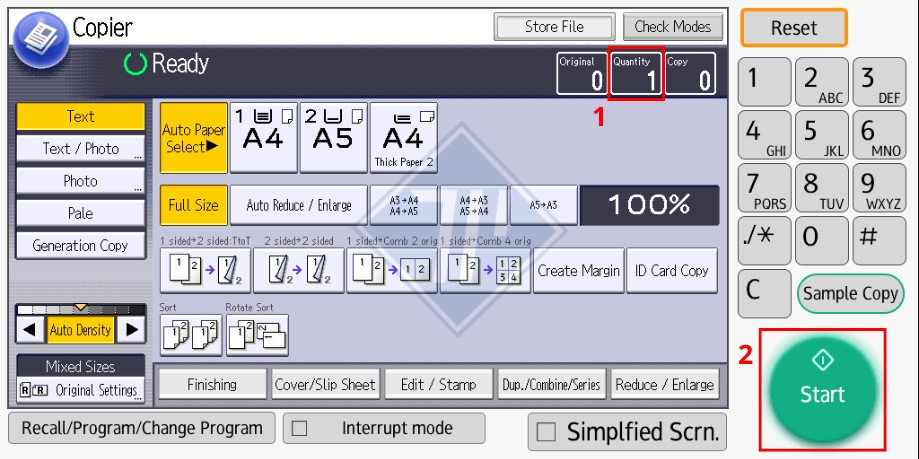 các bước photo mixed sizes