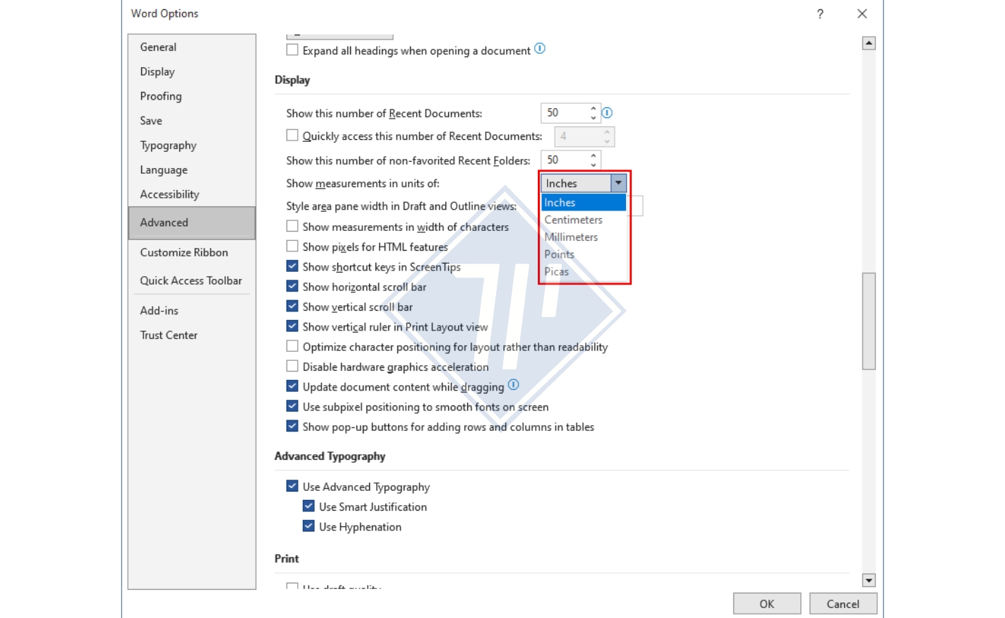 cách hiện đường căn lề trong word 2010