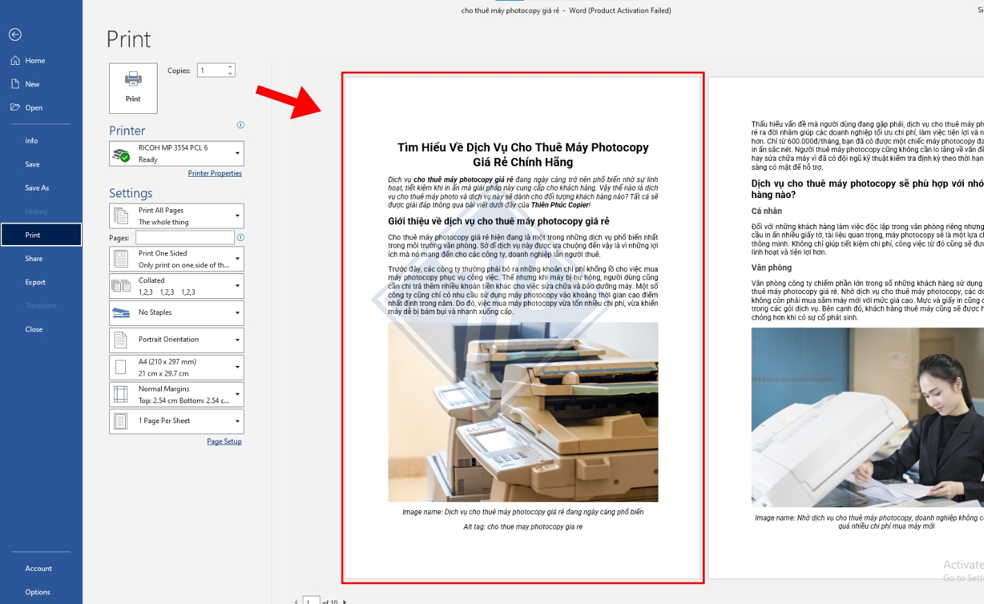 cách căn lề trái phải trên dưới trong word
