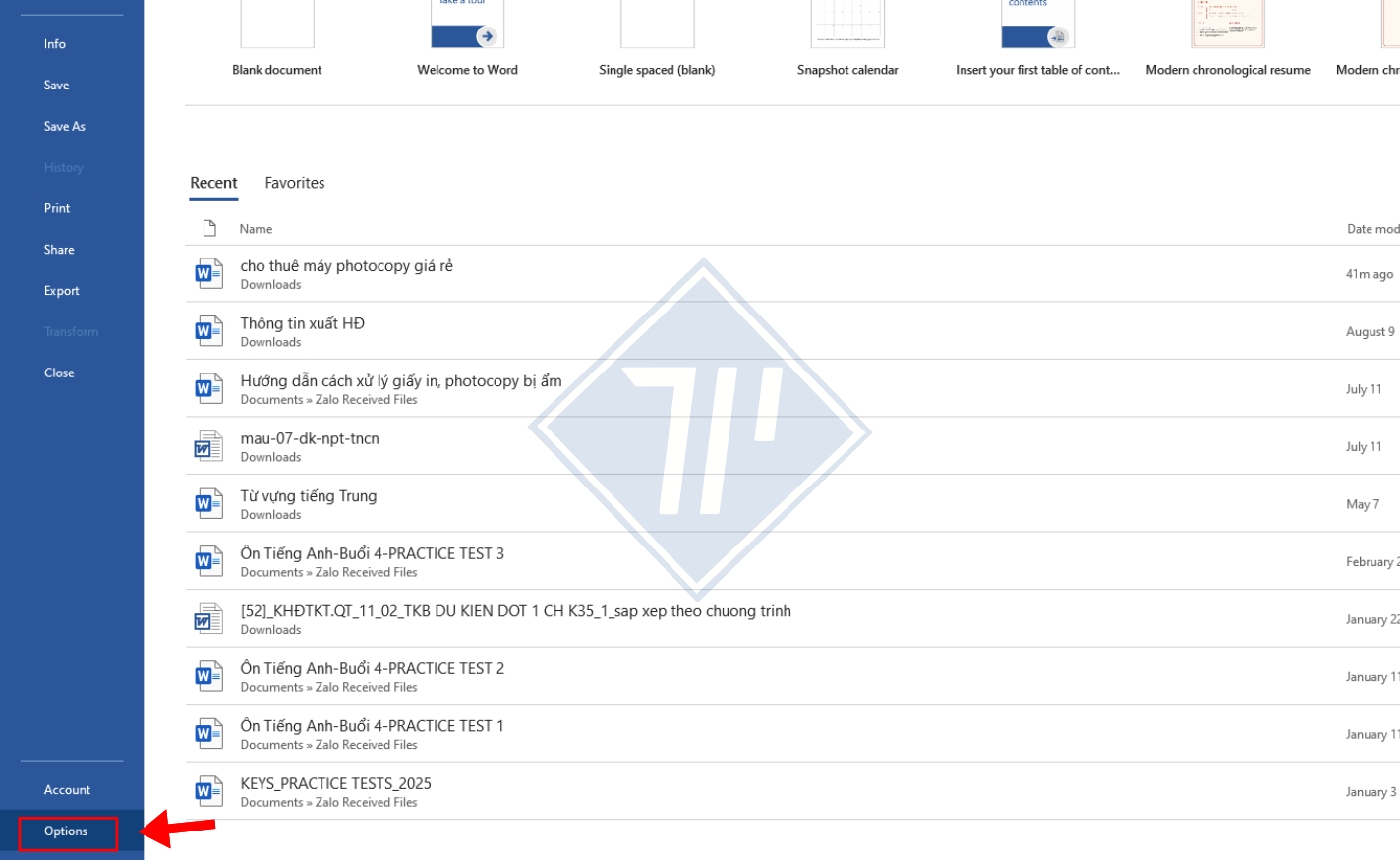 cách chỉnh căn lề trong word