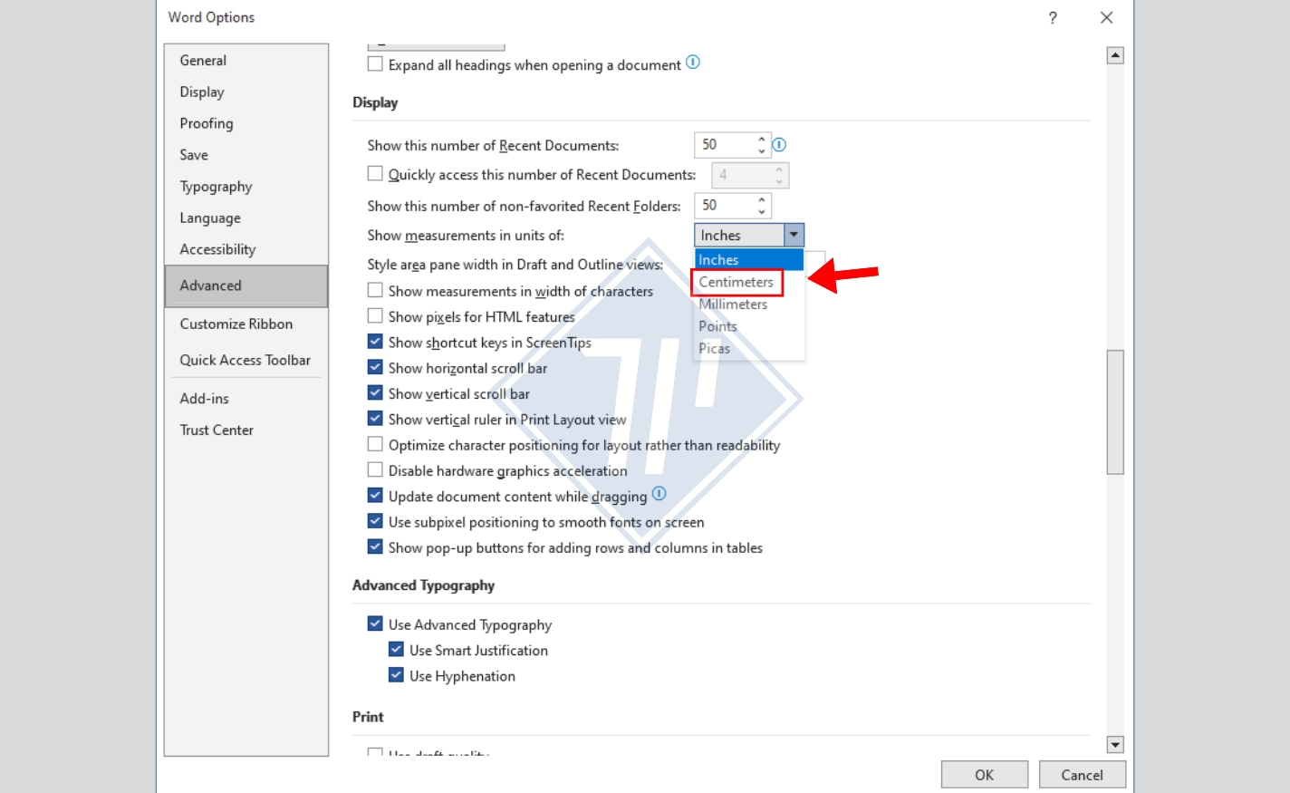 cách hiện đường căn lề trong word 2016