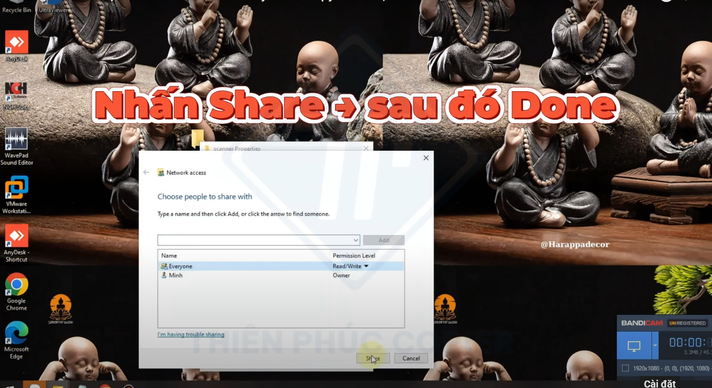 cài scan folder máy photo konica 6