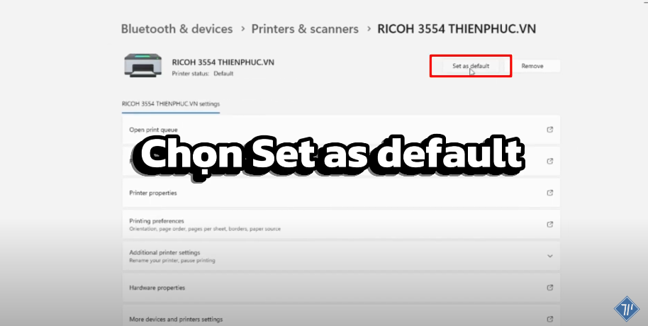 cài đặt mặc định máy photocopy thiên phúc copier
